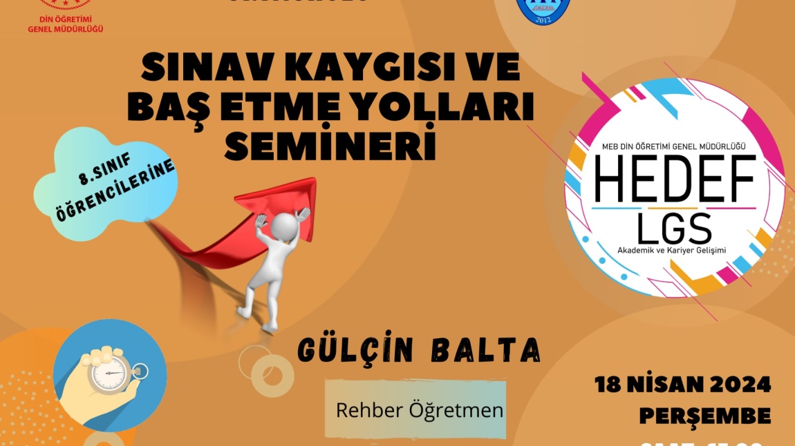 Sınav Kaygısı ve Baş Etme Yolları semineri